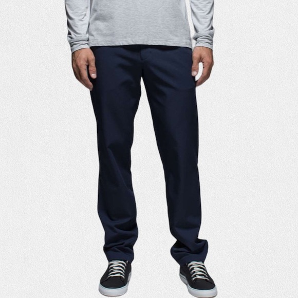 lululemon athletica Other - Lululemon Navy Blue Chino Pants Ascent Stretch Commuter Size 40